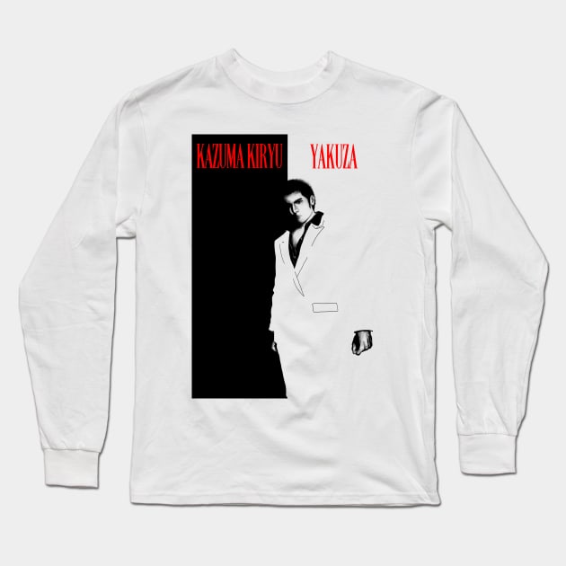 Yakuza Poster Long Sleeve T-Shirt by Retro Future